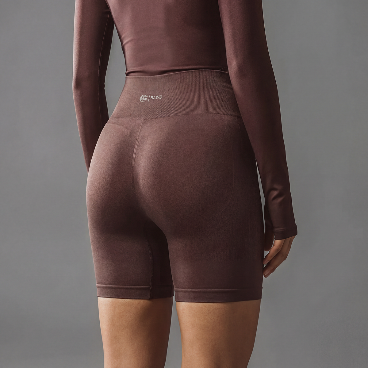 RAWS Womens Training Shorts : Brown