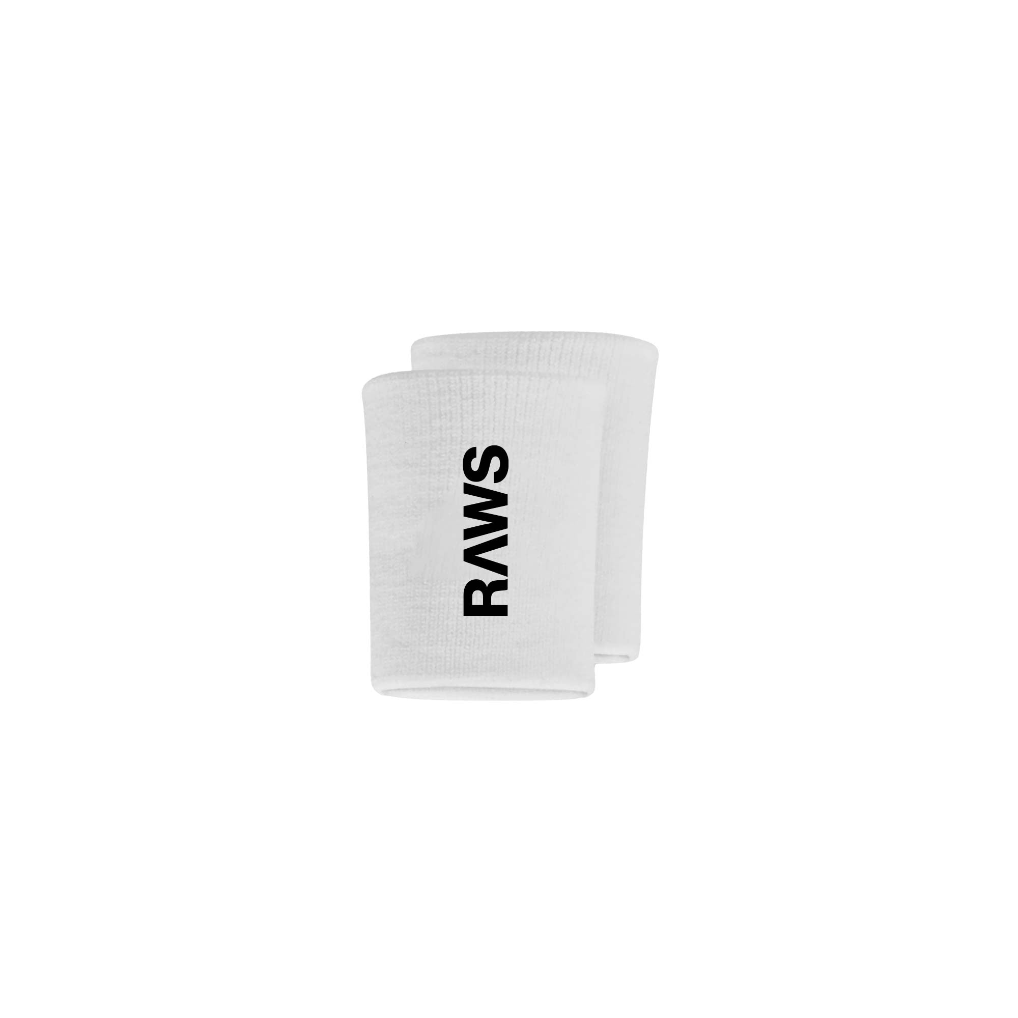 RAWS Basketball Sweatbands - White