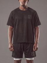 RAWS Men's Mesh Training T-Shirt - Black | High Performance Training