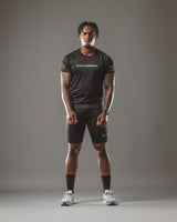 Short Sleeve Base Layer : Schwarz RAWS : [PERFORMANCE]