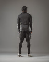 1/4 Zip Active Training Longsleeve : Negro RAWS : [PERFORMANCE]