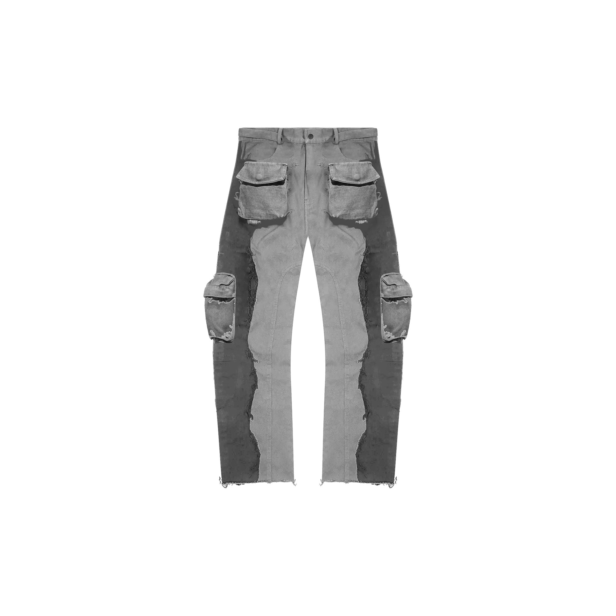 Pantalon cargo RAWS : Gris / Gris foncé