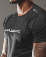 Short Sleeve Base Layer : Black RAWS : [PERFORMANCE]